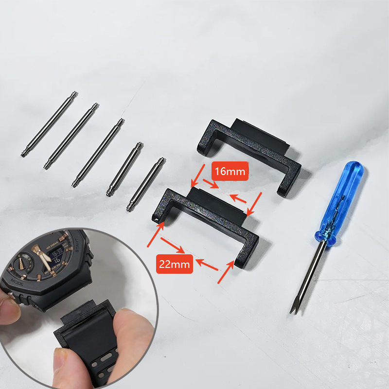 Watch Band Connector - 16mm PC Watch Band Adapter For