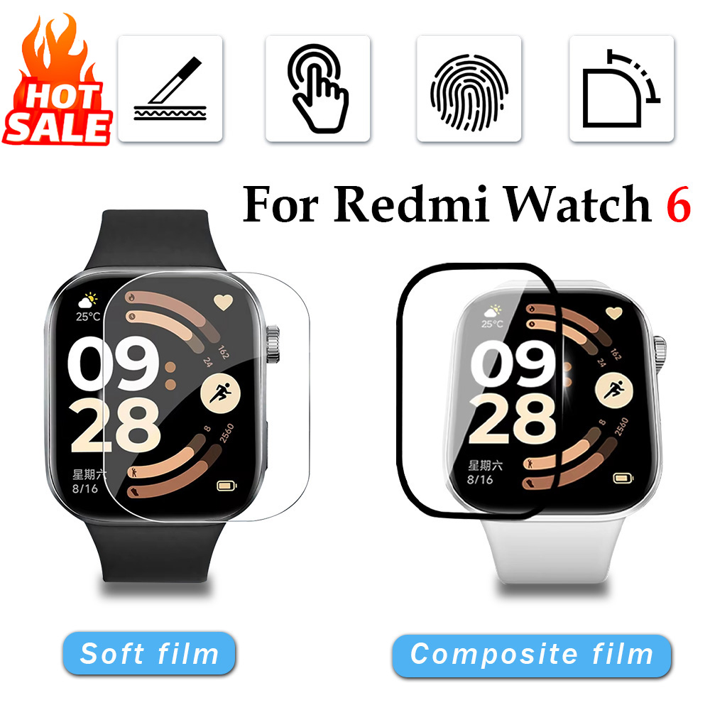 1-5Pcs Soft Film for Xiaomi Re - Xiaomi Smartwatch Accessories review and price