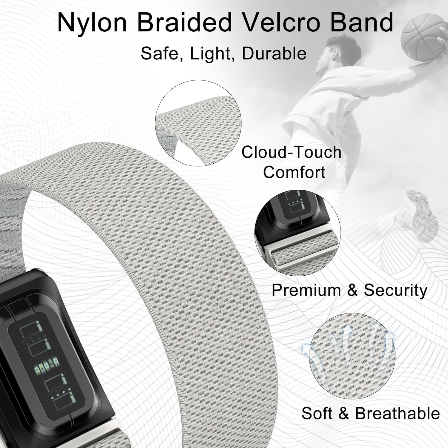Elastic Nylon Arm Bicep Band F - Sport Loop Strap review and price