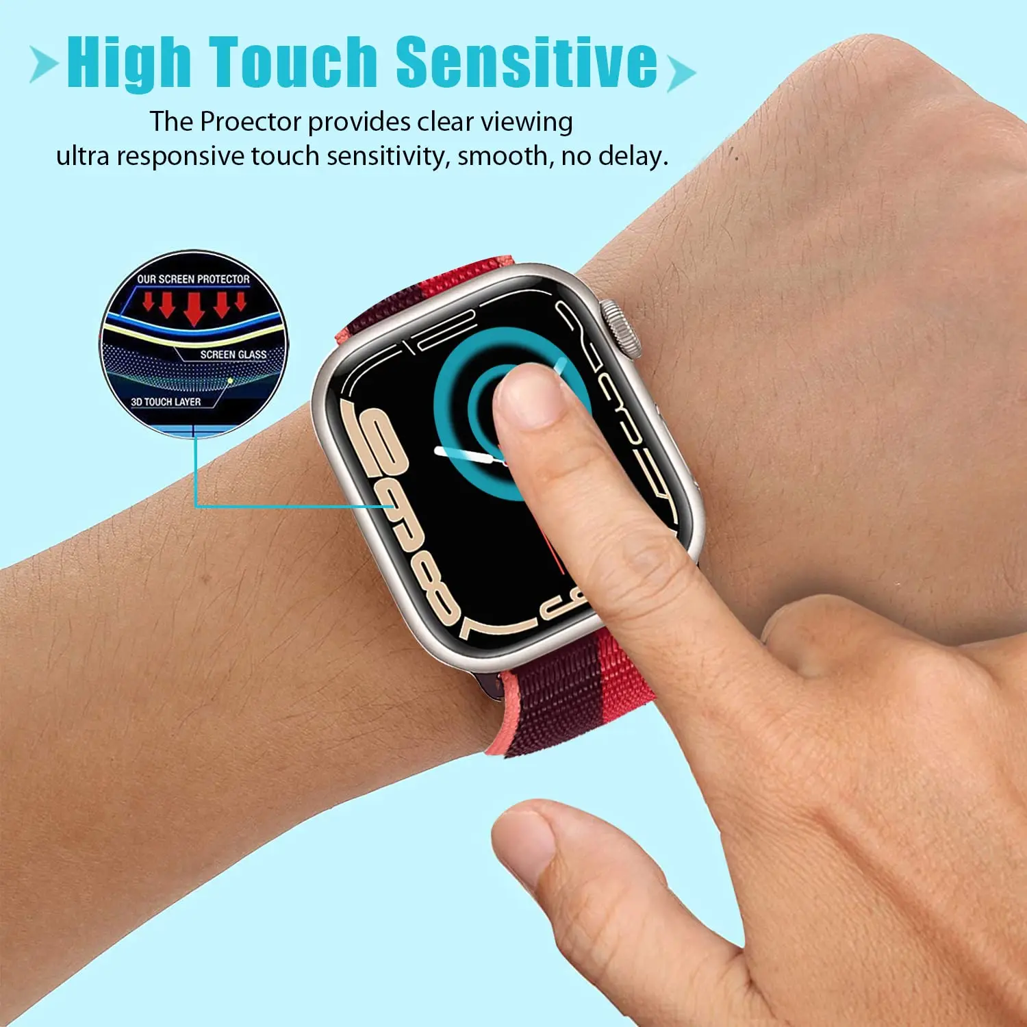 3D Tempered Glass For Apple Wa - Smart Watch Accessories review and price