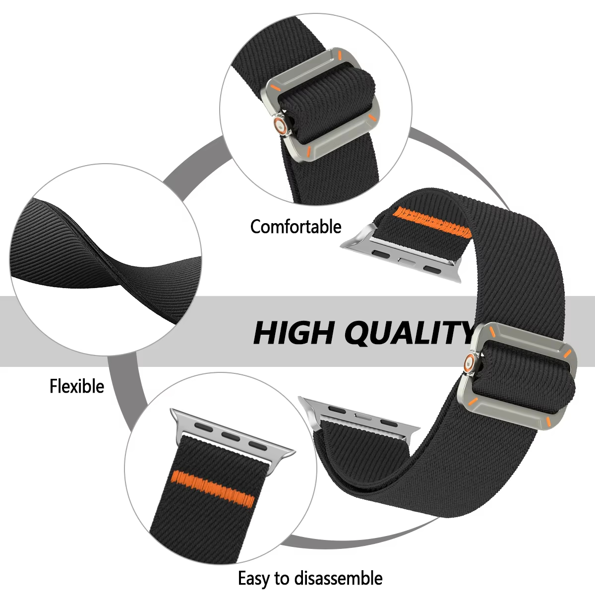 Magnetic Nylon Strap For Apple - Solo Loop Strap review and price