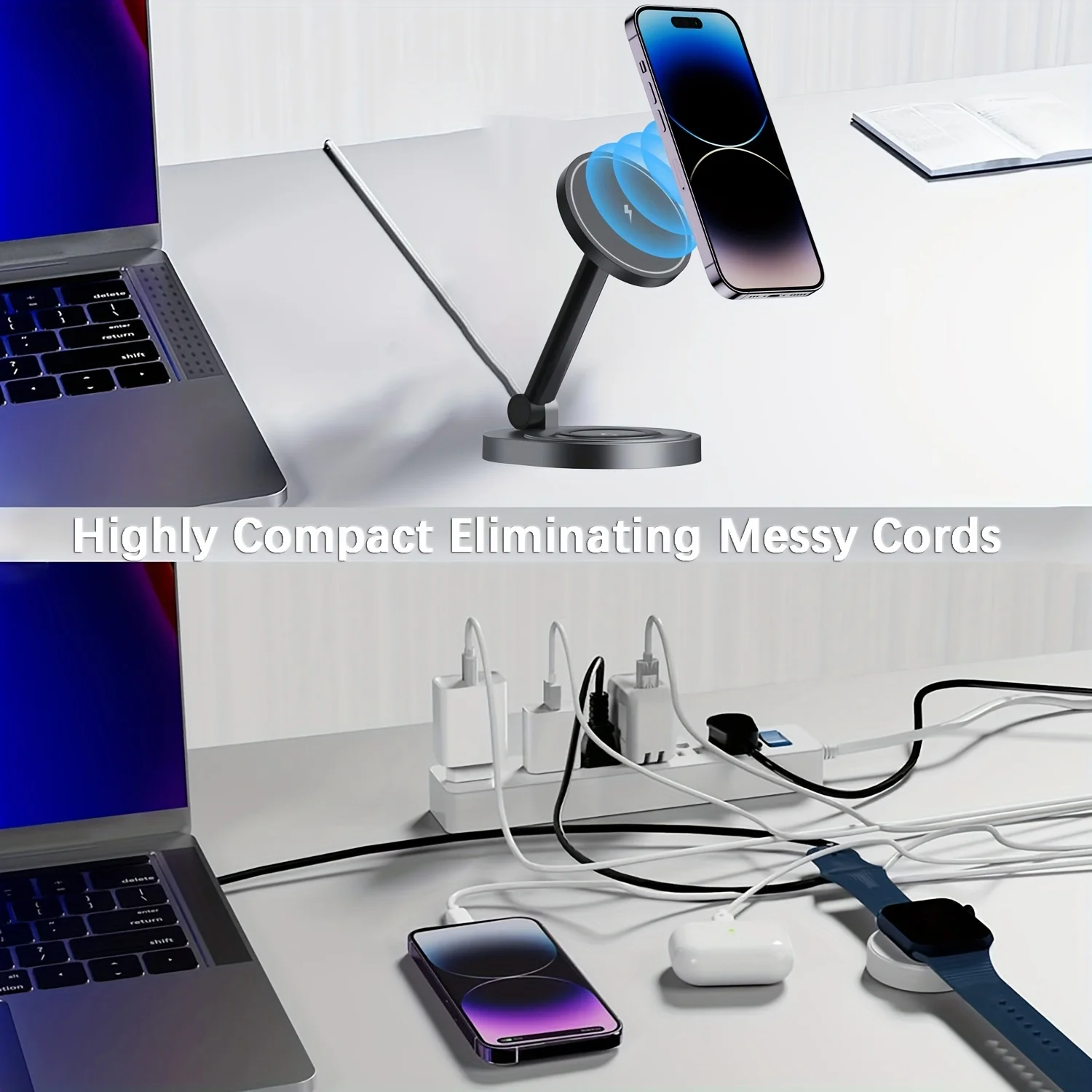 2 In 1 Magnetic Wireless Charg - Wireless Charger Watch review and price
