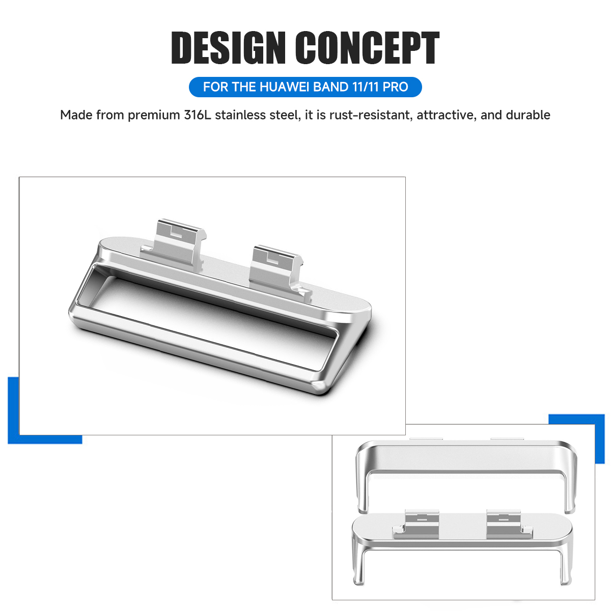 18mm 1Pc Adapter for Huawei Wa - Watch Band Connector review and price