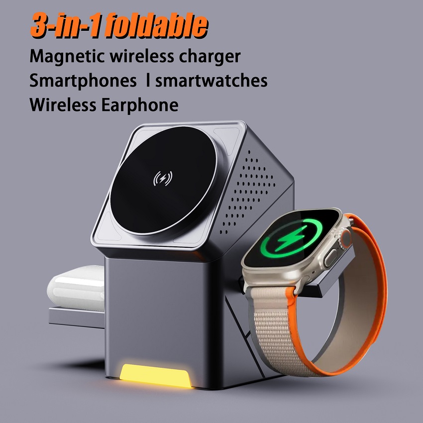 3 in 1 Magnetic Wireless Charg - Wireless Charger Watch review and price