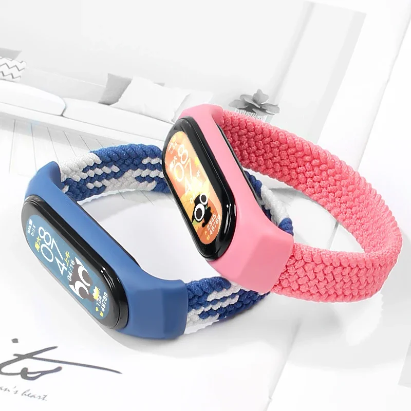 Strap for Mi band 7 8 6 5 Nylo - Solo Loop Strap review and price