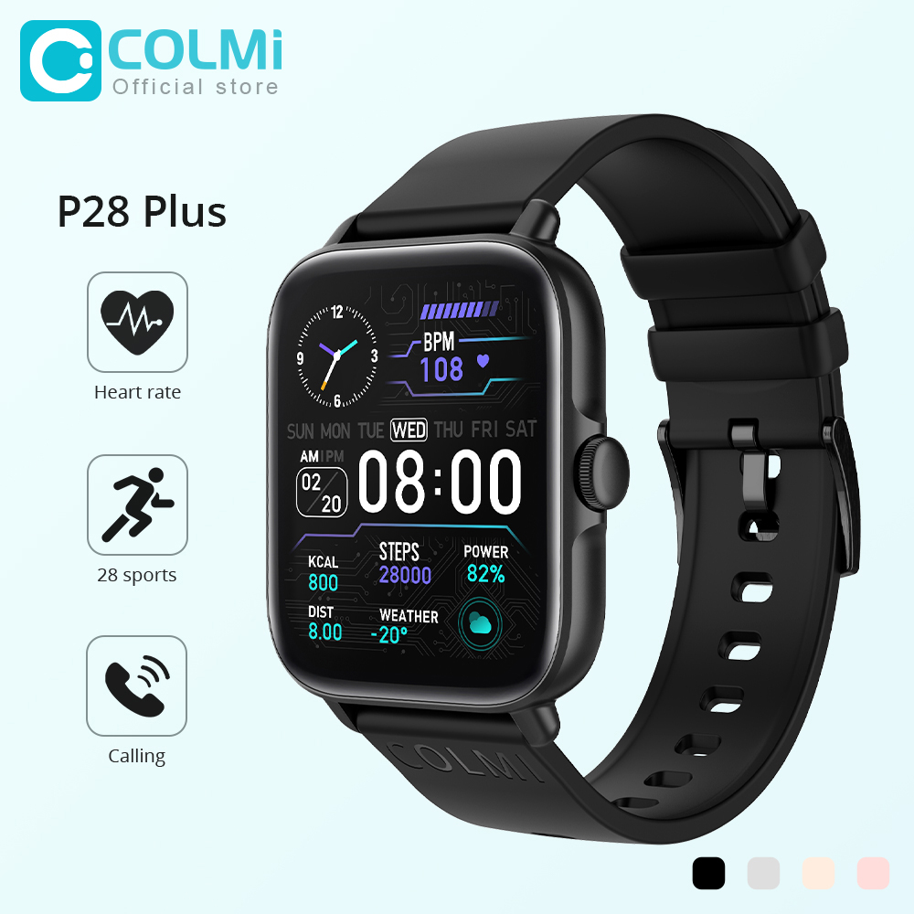 COLMI P28 Plus Bluetooth Answe - Smartwatch Face review and price